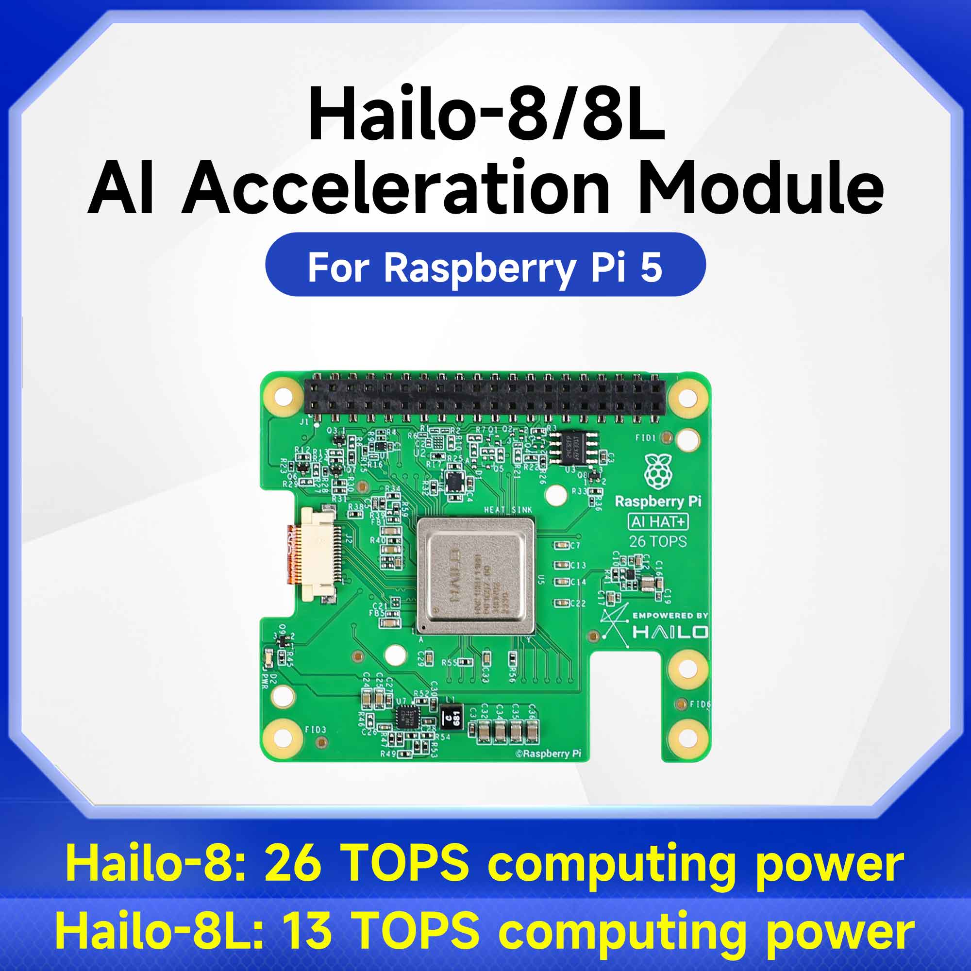 Hailo 8/8l Ai Acceleration Mod - огляд і ціна Raspberry Pi Ai Kit Hailo-8L