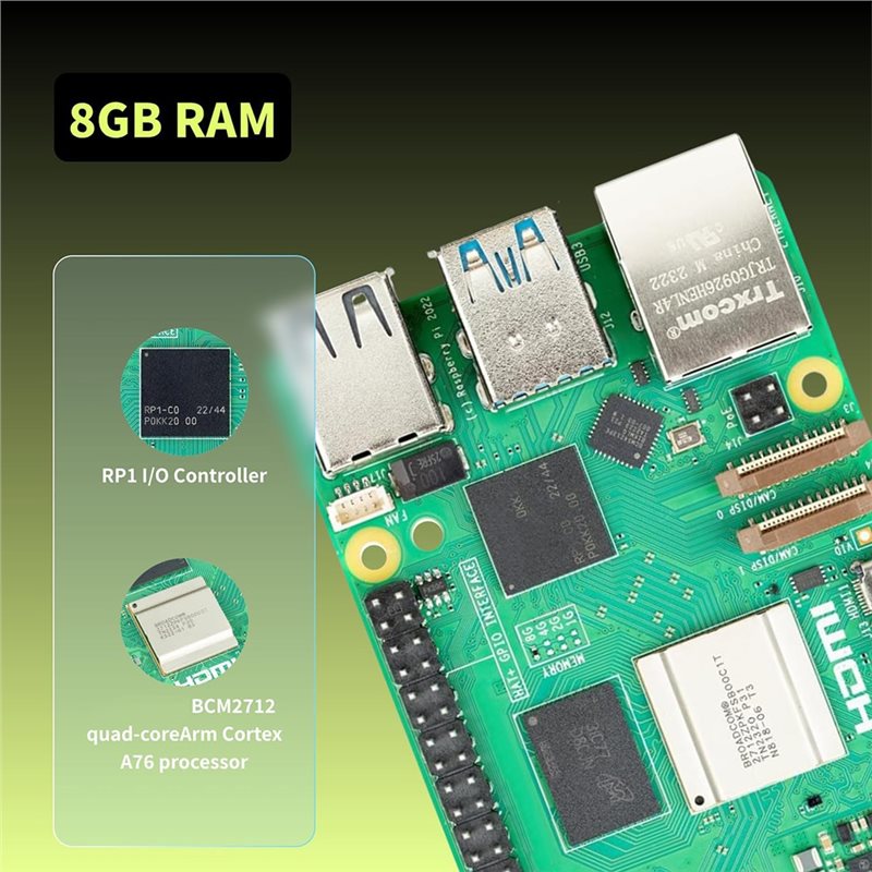 AS95-For Irasptek Starter Kit  - огляд і ціна Raspberry Pi 5 8Gb Board
