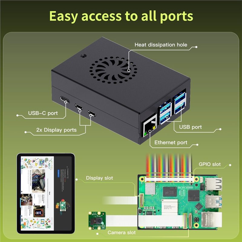 AS95-For Irasptek Starter Kit  - огляд і ціна Raspberry Pi 5 8Gb Board