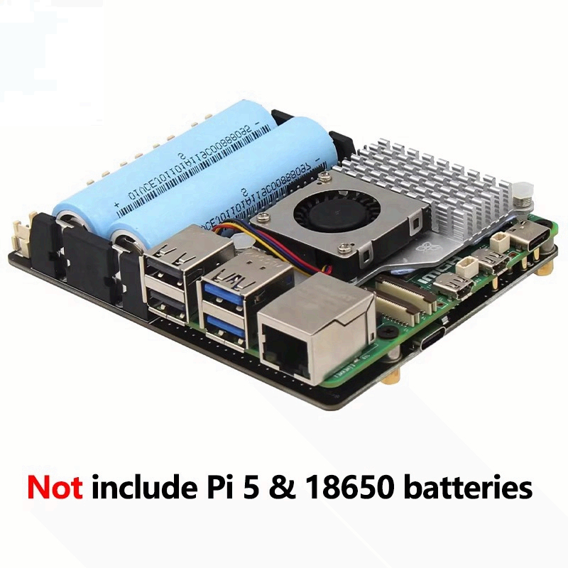 Raspberry Pi 5 18650 UPS Board - огляд і ціна Raspberry Pi Uninterrupted Power Supply Ups 18650