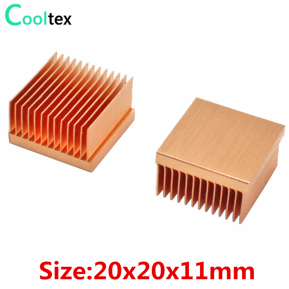 2pcs Pure Copper Heatsink 20x2 - огляд і ціна Raspberry Pi Water Cooling Kit