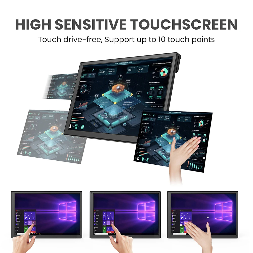 Eyoyo 10.1-inch Capacitive Tou - огляд і ціна Raspberry Pi 10.1 Inch Capacitive Touch Screen Ips
