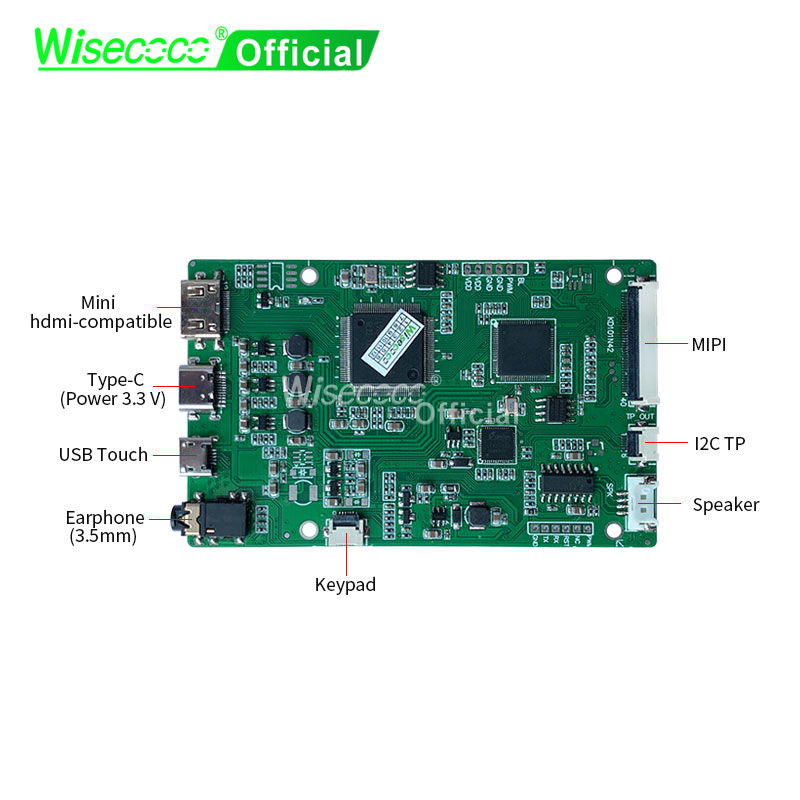 Wisecoco 10.1 Inch Capacitive  - огляд і ціна Raspberry Pi 10.1 Inch Capacitive Touch Screen Ips