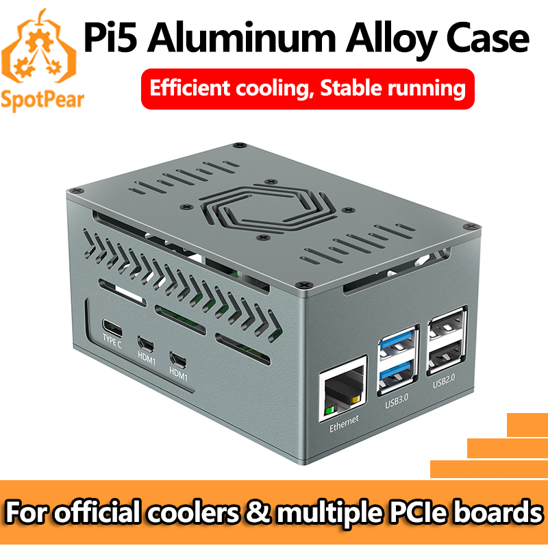 Raspberry Pi 5 Aluminum Metal  - огляд і ціна Argon One V3 M.2 Nvme Case