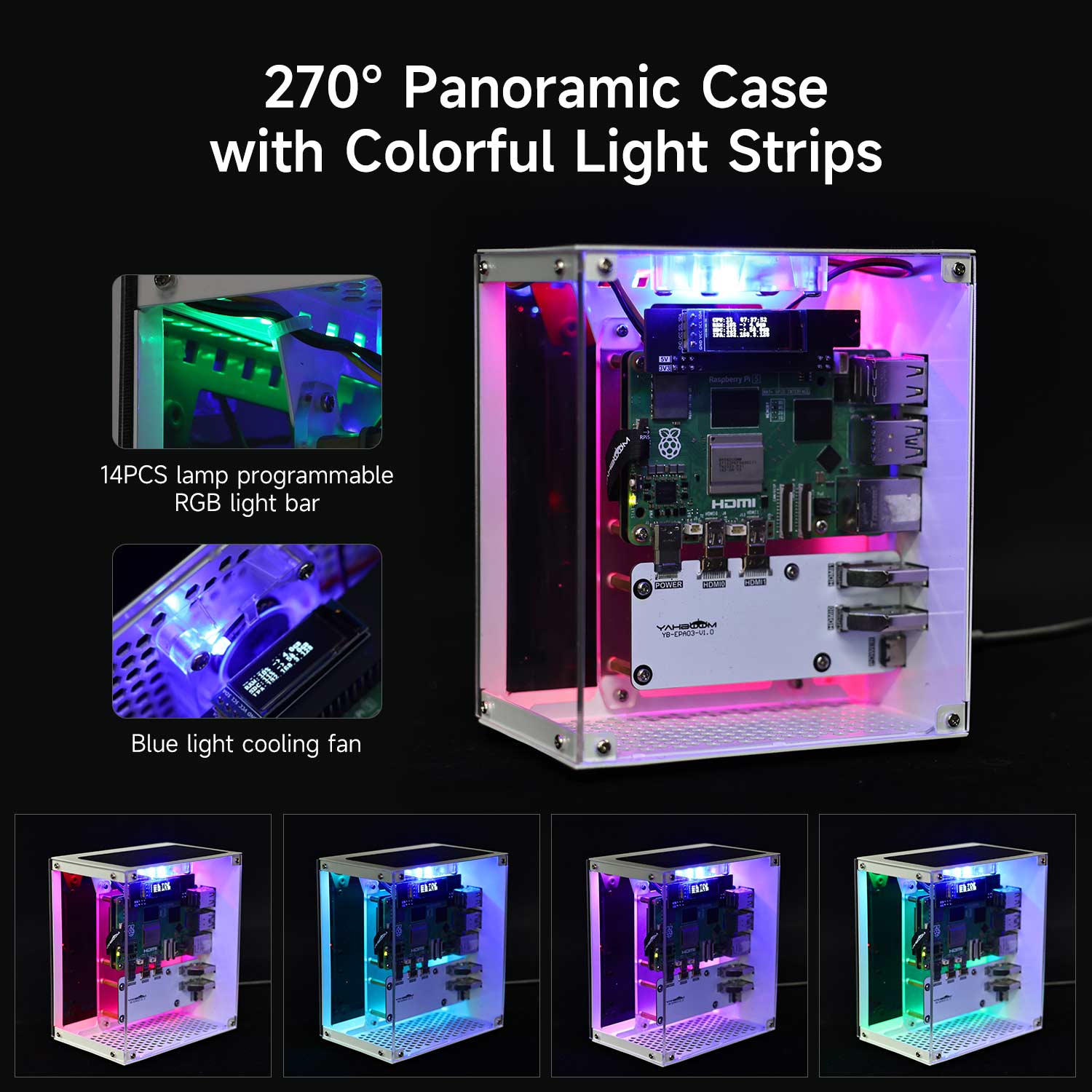 Raspberry Pi 5 Case Protective - огляд і ціна Raspberry Pi 5 8Gb Board